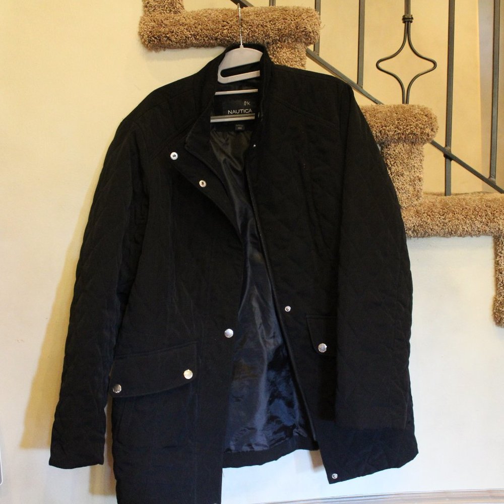 Women's Black winter coat, Nautica